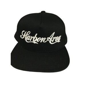 Harbor Area Embroidered Snapback Hat Black Classic Style Cotton Baseball‎ Cap
